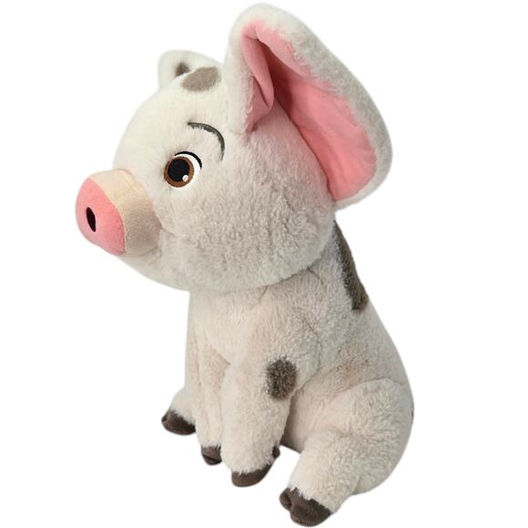 Disney Store Moana Pua Pig Plush Stuffed Animal Farm Cartoon Pot Belly 12" - Picture 6 of 8